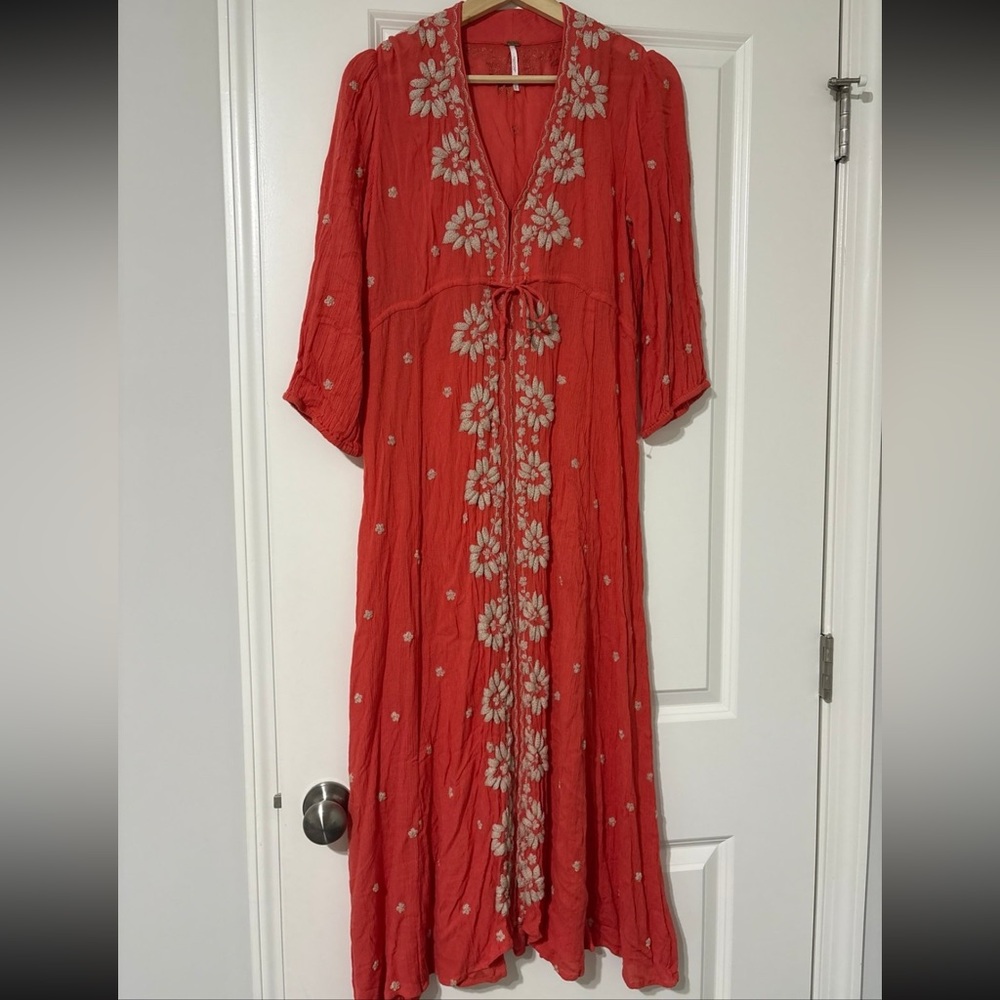 Free People Embroidered Fable Dress